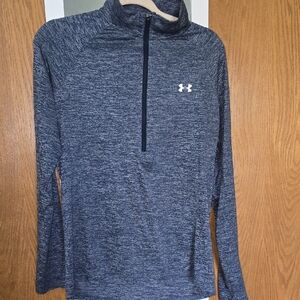 Under Armour Heathered Navy Quarter-Zip Top